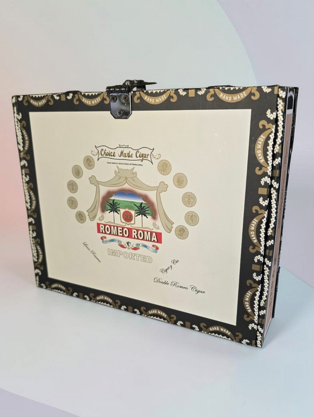 Vintage Romeo Roma Handmade Cigar Box Handbag - Picture 3 of 8